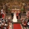 Le prince William et Kate Middleton : cérémonie de leur mariage dans l'abbaye de Westminster à Londres le 29 avril 2011