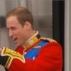 Le prince William, jeune marié ému, au balcon de Buckingham Palace, à Londres, le 29 avril 2011.