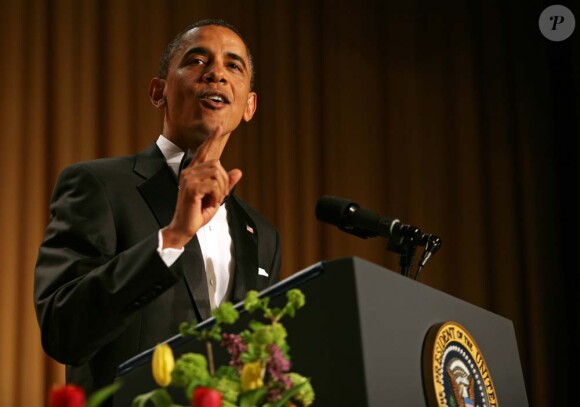 Barack Obama, dîner des correspondants de presse de la Maison Blanche, à Washington, le 30 avril 2011.
