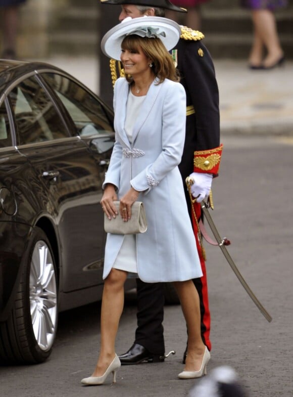 Carole Middleton lors du mariage de Kate avec le prince William.