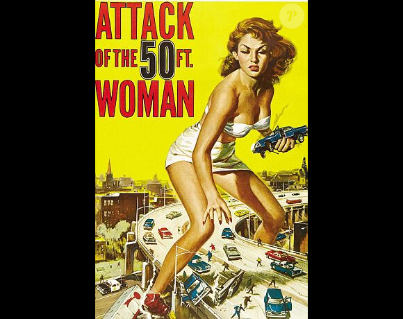 L'affiche du film L'Attaque de la femme de 50 pieds
