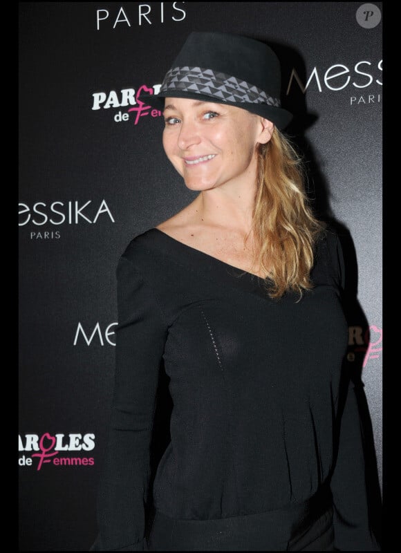 Julie Ferrier à la soirée Messika à Paris en avril 2011