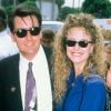 Charlie Sheen et Kelly Preston, 1989.