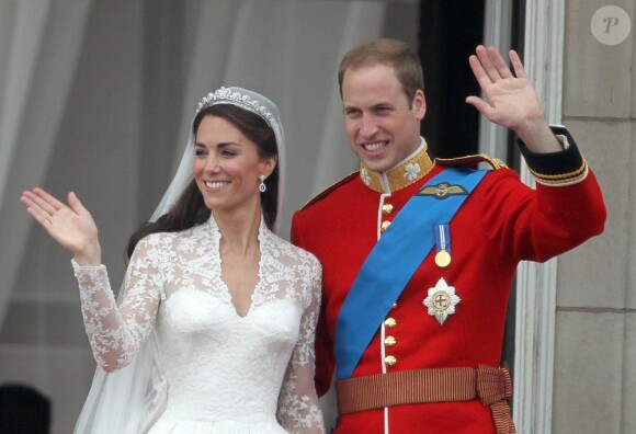 Catherine et le prince William le jour de leur mariage, le vendredi 29 avril 2011.
