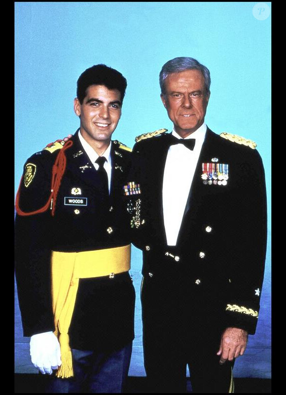 George Clooney  en 1987 dans le film Combat Academy