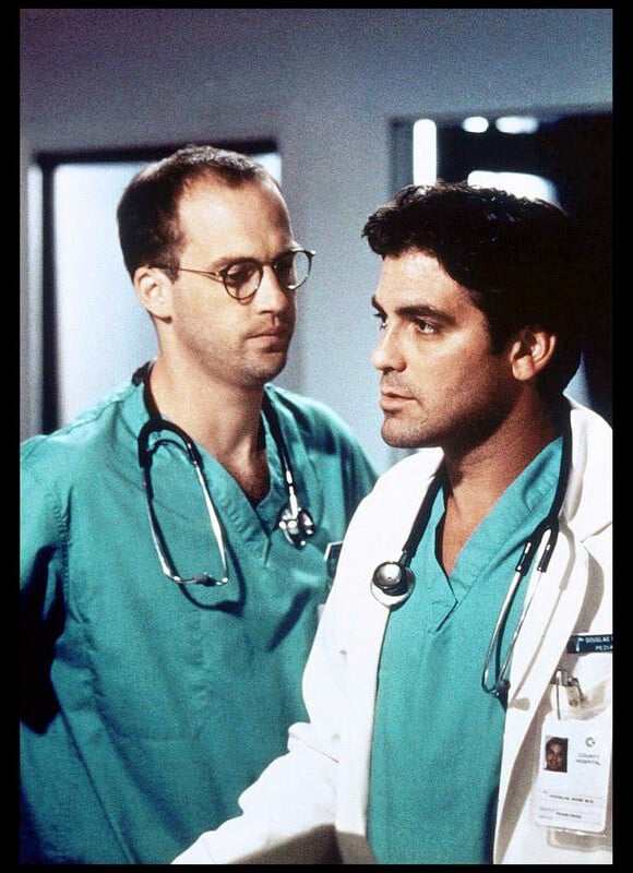 George Clooney dans Urgences, avec Anthony Edwards