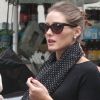 Olivia Palermo et son amoureux Johannes Huebl dans les rues du quartier de Soho à New York, le 8 mai 2011.