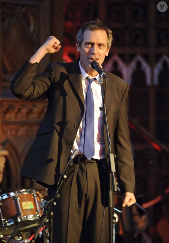 Hugh Laurie en concert le 3 mai à Londres.