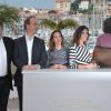 Geoffrey Gilmore, Peter Bradshaw, Daniela Michel, Elodie Bouchez et Emir Kusturica (président) lors du photocall du jury de la section Un Certain Regard au festival de Cannes le 12 mai 2011