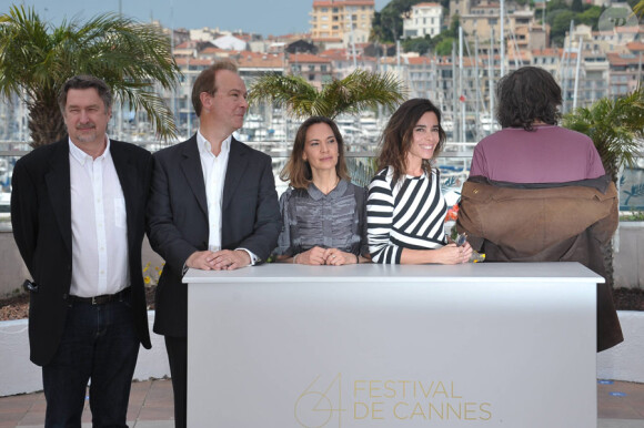 Geoffrey Gilmore, Peter Bradshaw, Daniela Michel, Elodie Bouchez et Emir Kusturica (président) lors du photocall du jury de la section Un Certain Regard au festival de Cannes le 12 mai 2011