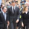 Letizia et Felipe d'Espagne ont rendu visite aux familles des victimes du tremblement de terre de Lorca, en Espagne. Le 13 mai 2011