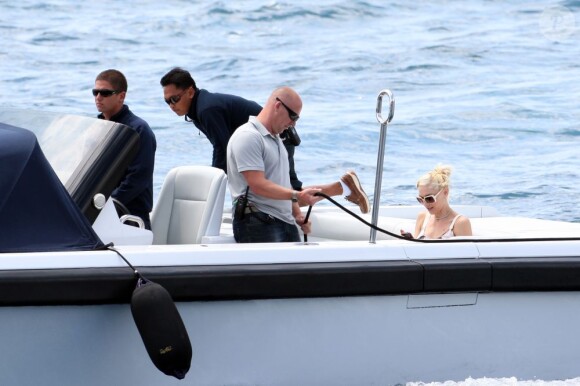 Gwen Stefani arrive à l'Eden Roc. Antibes, 15 mai 2011