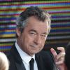 Michel Denisot anime le Grand Journal de Canal+ le 16 mai 2011 à Cannes