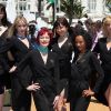 Les splendides girls du Crazy Horse présentent la collection Chopard, sur le ponton du Martinez, lors du 64e Festival de Cannes, le 17 mai 2011.