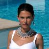 Bianca Balti, ambassadrice des bijoux De Grisogono, pose à l'hôtel Martinez à Cannes le 16 mai 2011