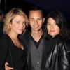 Dounia Coesens, Ambroise Michel et Flavie Péan lors d'une soirée au Terrazza Martini à Cannes le 17 mai 2011