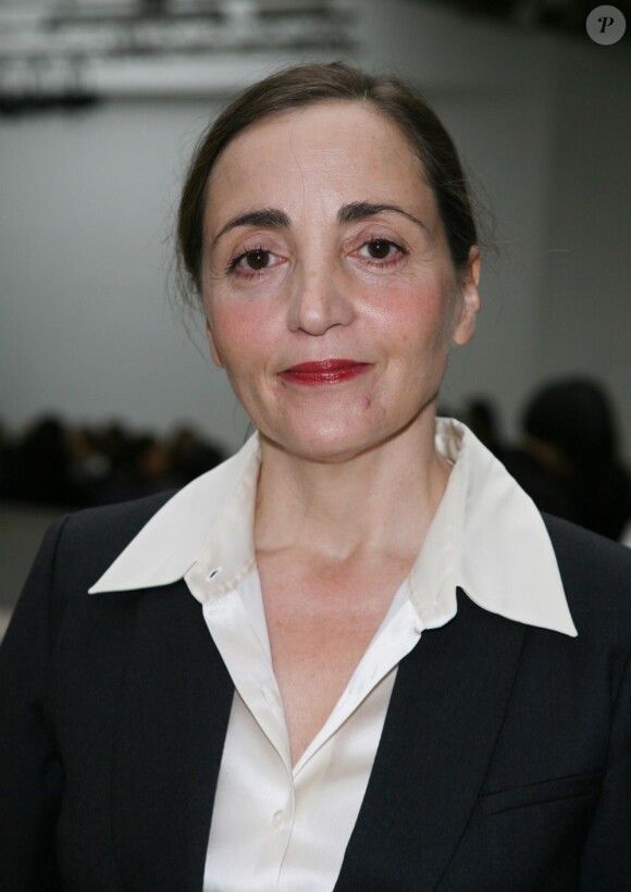 La comédienne Dominique Blanc, à Paris, en octobre 2008.
