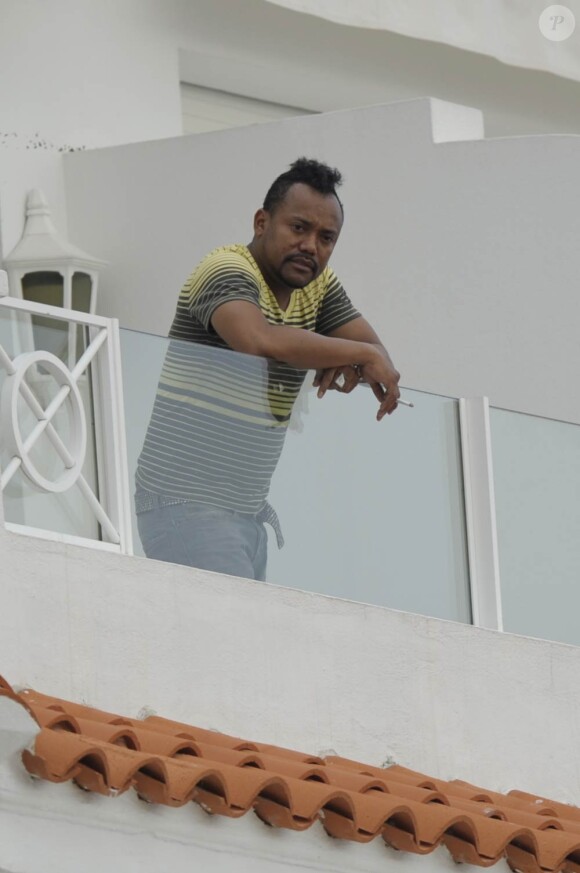 Apl.de.apl au balcon de l'Eden Roc, au Cap d'Antibes, le 18 mai 2011 : les Black Eyed Peas sont bien arrivés sur la Croisette !
