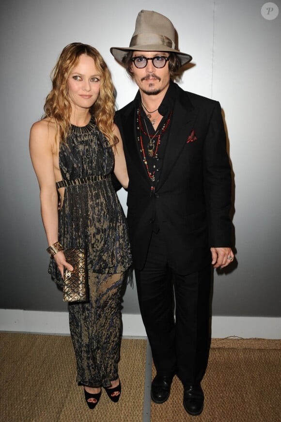 Dans la série des couples au style bohème, la palme d'or revient à Vanessa Paradis et Johnny Depp ! Paris, 5 octobre 2010
 