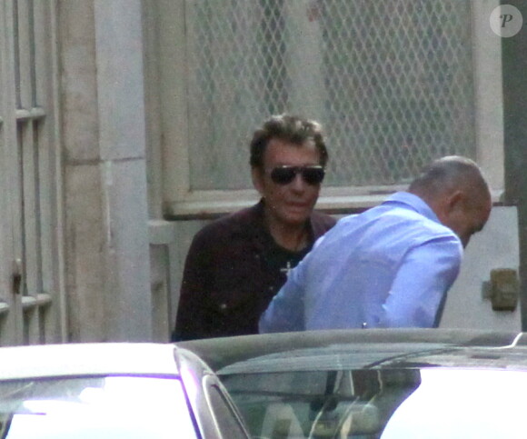 Johnny Hallyday à Paris le 18 mai 2011
