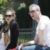 Jessica Alba et Eric Dane se sont retrouvés au parc avec leurs petites familles. Los Angeles, 21 mai 2011
