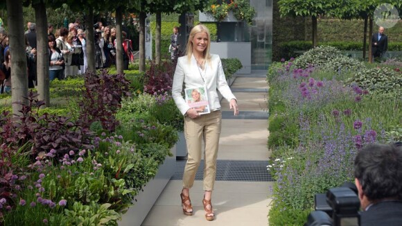 Gwyneth Paltrow lors du Chelsea Flower Show, à Londres, le 23 mai 2011.