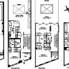 Le plan du superbe appartement à Tribaca au 151 Franklin Street à New York