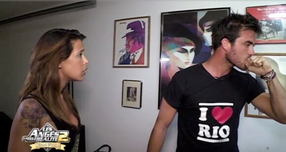Jonathan et Daniela dans les anges de la télé réalité 2 Miami Dreams, le jeudi 26 mai 2011 sur NRJ 12.