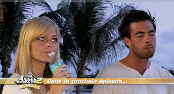 Jonathan et Caroline dans les anges de la télé réalité 2 Miami Dreams, le jeudi 26 mai 2011 sur NRJ 12.