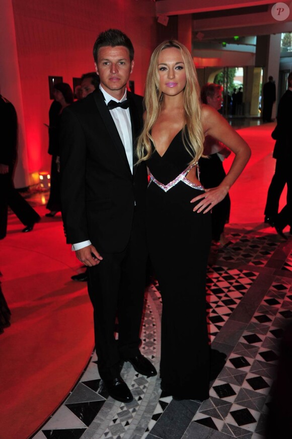 Gareth Wittstock et son épouse participent au gala célébrant la victoire de Sebastian Vettel au Grand Prix de Monaco. 29 mai 2011