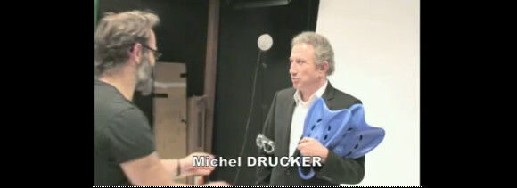 Michel Drucker dans le making of des 25 ans de Télé-Loisirs
