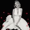 Lara Stone se métamorphose en Marilyn Monroe pour les besoins d'une pub. 1er février 2011