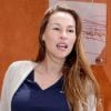 Vanessa Demouy au tournoi de Roland-Garros, le 31 mai 2011. Elle affiche une ligne superbe, un mois après son accouchement.