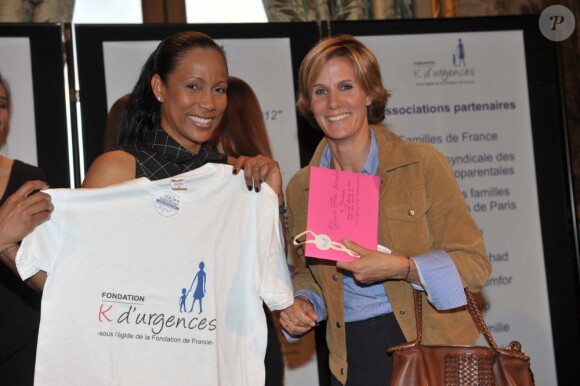 Chrstine Kelly lors du lancement de l'opération 2000 femmes pour 2012, à Paris, le 31 mai 2011.