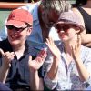 Sarah Forestier et un ami au tournoi de Roland-Garros, le 2 juin 2011.