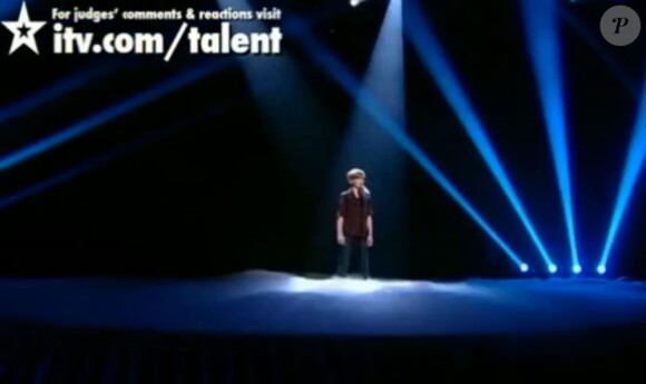 Ronan Parke, sur le plateau de Britain's Got Talent, samedi 4 juin 2011.