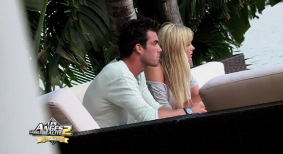 Caroline et Jonathan dans les Anges de la télé réalité : Miami Dreams, mardi 7 juin sur NRJ 12.