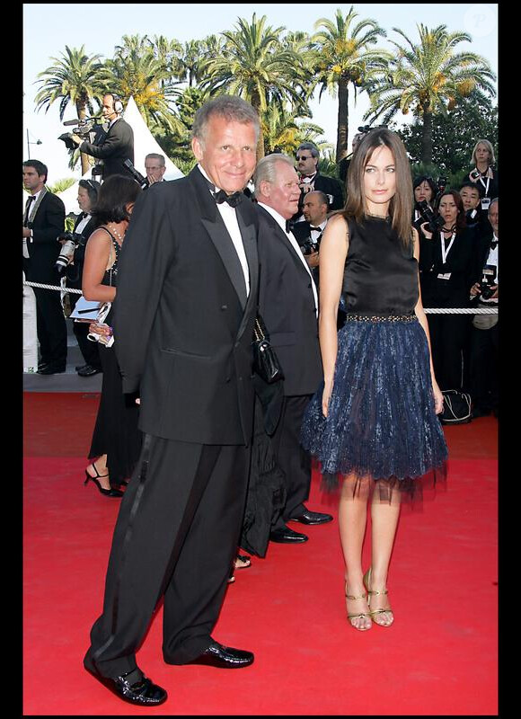 Patrick Poivre d'Arvor et Agathe Borne lors du Festival de Cannes en mai 2007