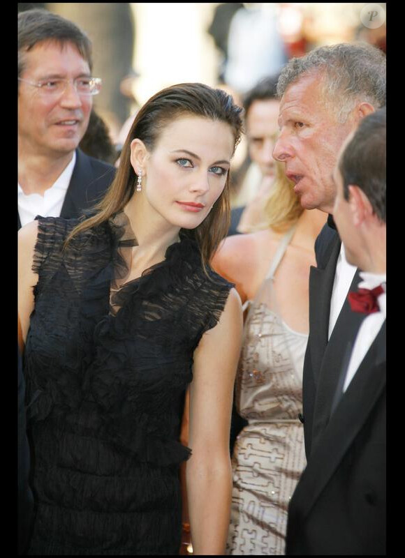 Patrick Poivre d'Arvor et Agathe Borne lors du Festival de Cannes en mai 2007 