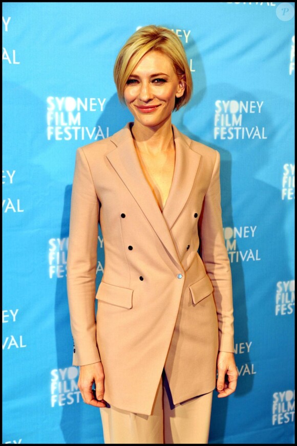 Cate Blanchett à l'occasion de la présentation de Hannah, lors de l'ouverture du Festival du Film de Sydney, le 8 juin 2011.