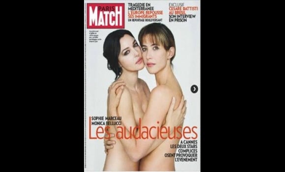Monica Bellucci et Sophie Marceau en couverture de Paris Match