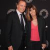 Michel Leeb et son épouse lors de la vingtième édition du Prix Montblanc de la Culture. 9 juin 2011