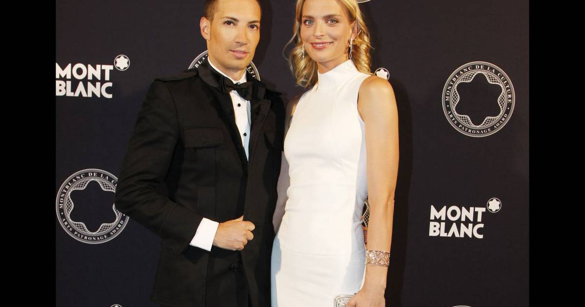 Sarah Marshall et Alexis lors de la vingtième édition du Prix Montblanc de la Culture, le 9 juin Sarah Marshall et Alexis lors de la vingtième édition du Prix Montblanc de la Culture, le 9 juin