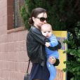 Miranda Kerr et son adorable fils Flynn dans les rues de Los Angeles en mai 2011 