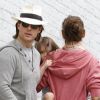 Tom Cruise, Katie Holmes et leur fille Suri se rendent dans un studio de Hollywood le 12 juin 2011