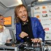 David et Cathy Guetta ouvrent la saison Fly me I'm Famous dans un avion pour Ibiza le 27 mai 2011