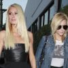 Paris Hilton se rend au restaurant Beso en compagnie d'Ali Fedotowsky, lundi 13 juin 2011.