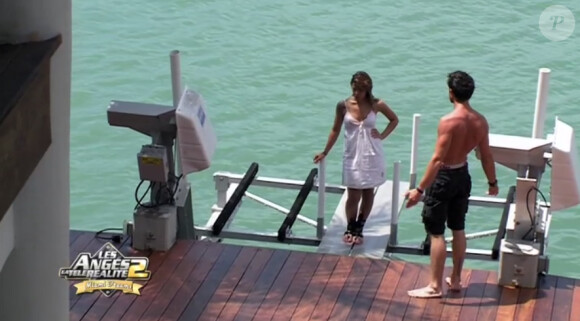 Daniela et Jonathan dans les anges de la télé-réalité 2 : Miami Dreams, le jeudi 16 juin 2011, sur NRJ 12.