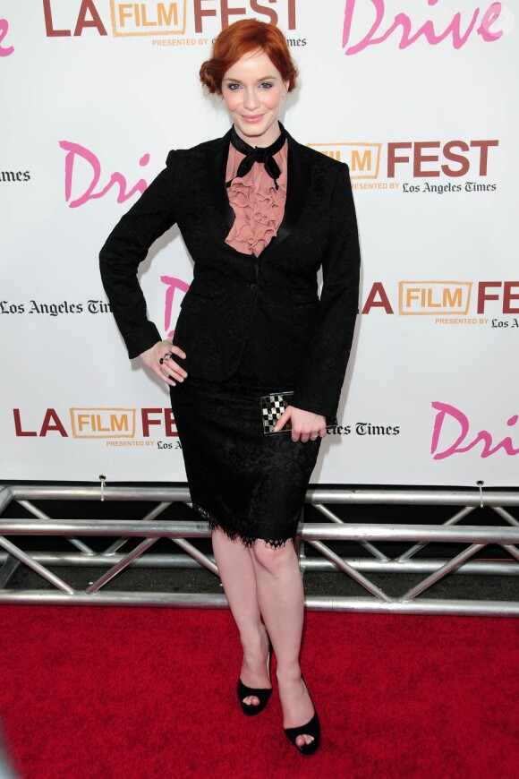 Christina Hendricks,à la projection du film Drive pendant le Festival du film de Los Angeles, à Los angeles, le 17 juin 2011.