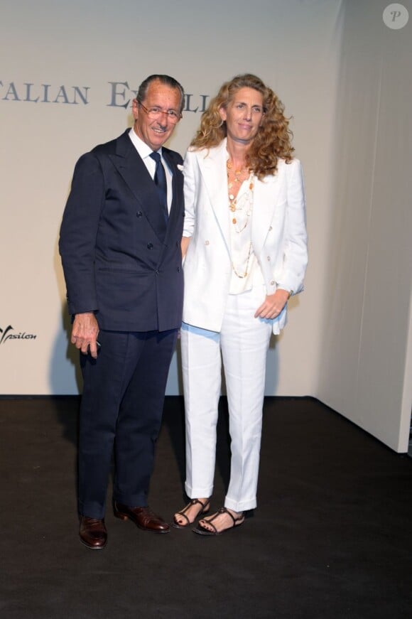 Sergio Loro Piana à la soirée Tribute to Italian Excellente qui honore le mileu de la mode en Italie. Milan, 17 juin 2011
